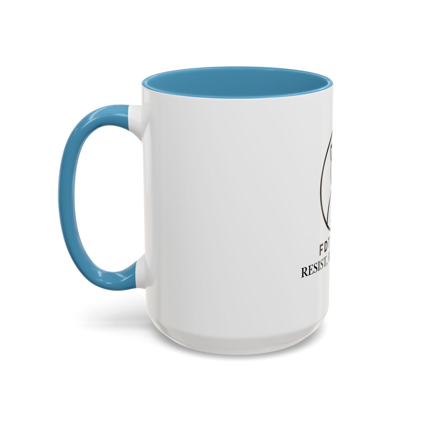 Inspirational Accent Coffee Mug - Resist, Rinse, Repeat (11oz & 15oz)