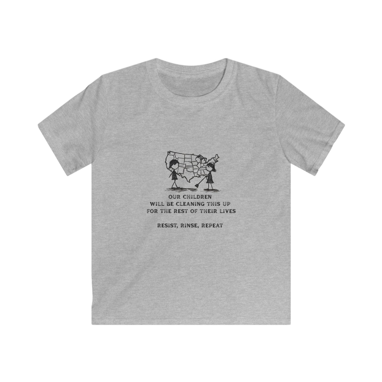 Kids TShirt - Cleaning up our mess