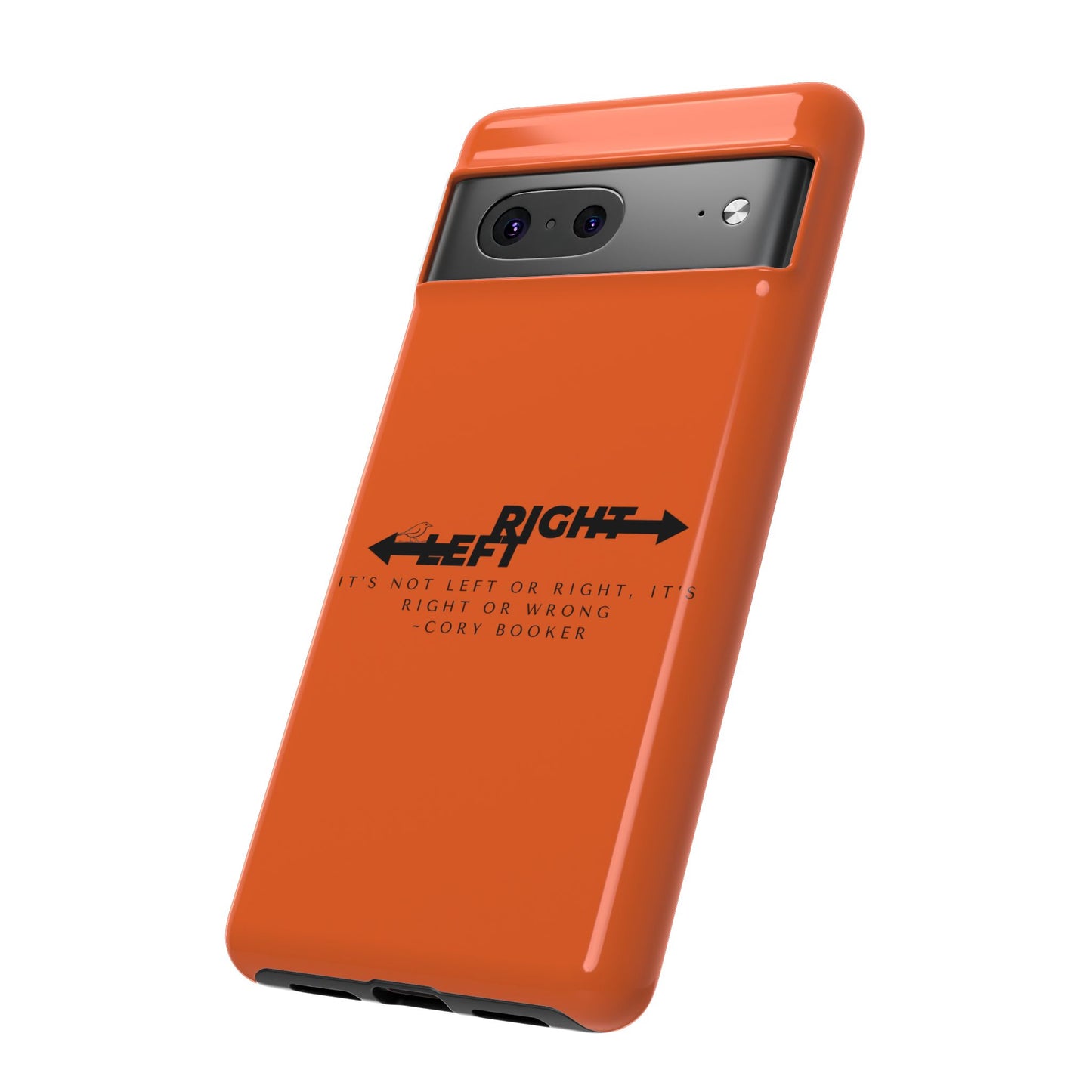 Phone Case - Right or Wrong Quote by Cory Booker