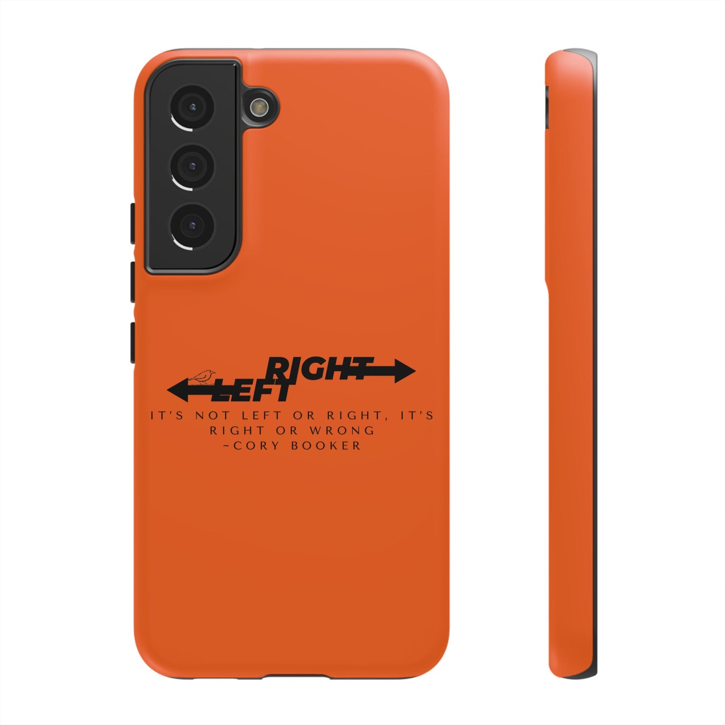 Phone Case - Right or Wrong Quote by Cory Booker