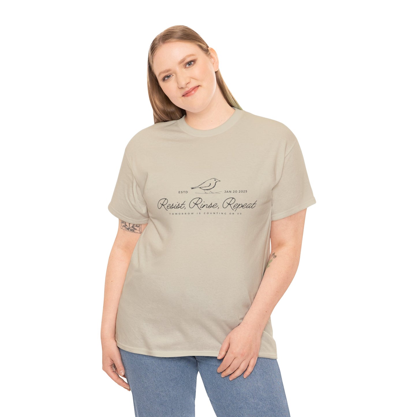 Resist Rinse Repeat Logo Tee