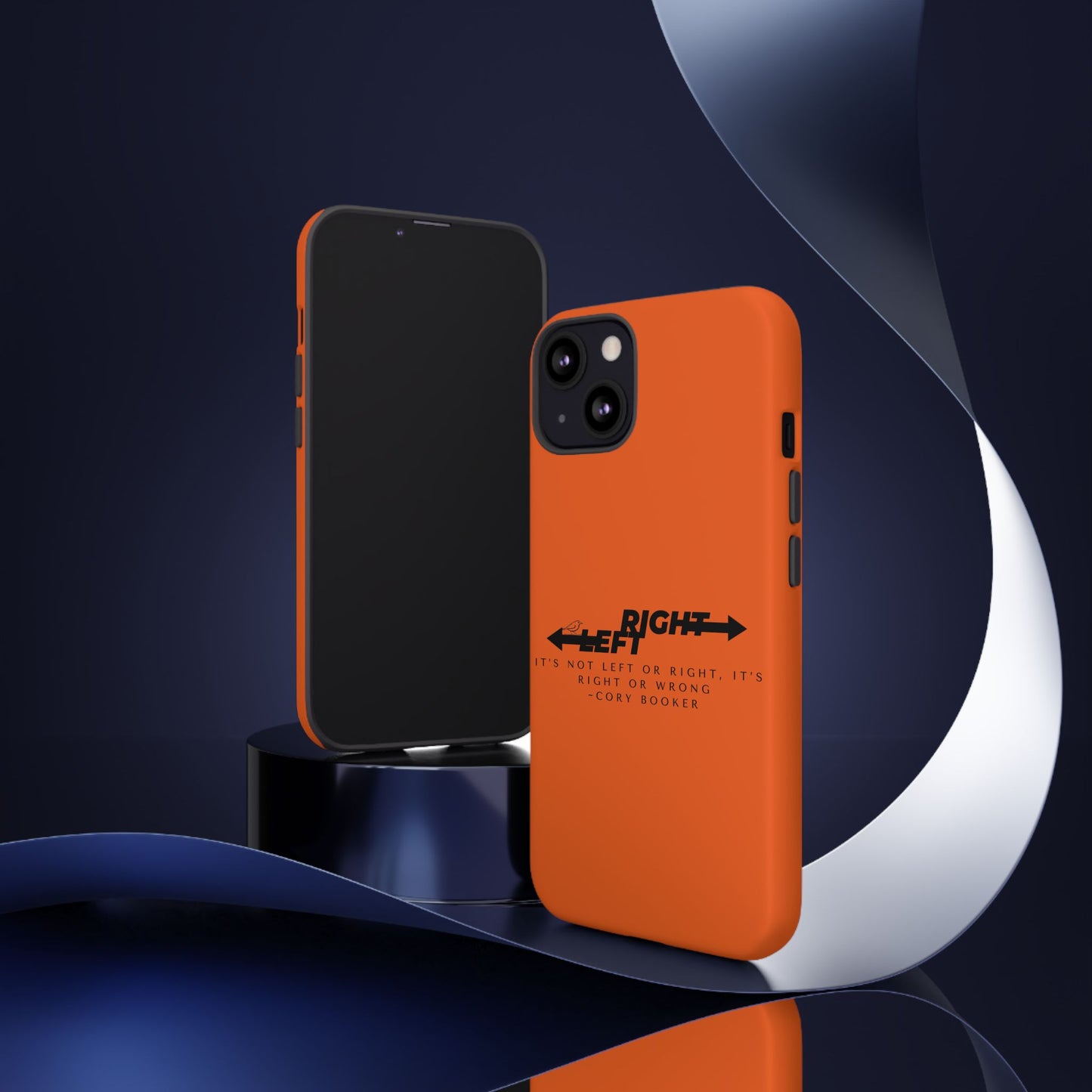 Phone Case - Right or Wrong Quote by Cory Booker