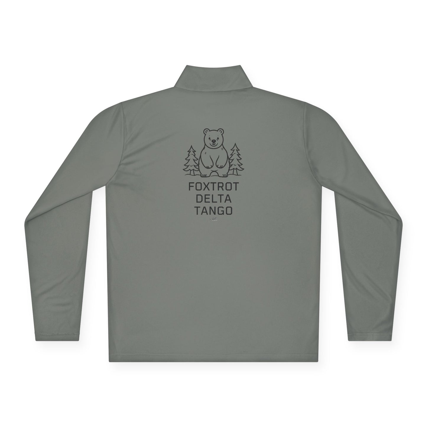 Custom Unisex Quarter-Zip Pullover - FDT Bear