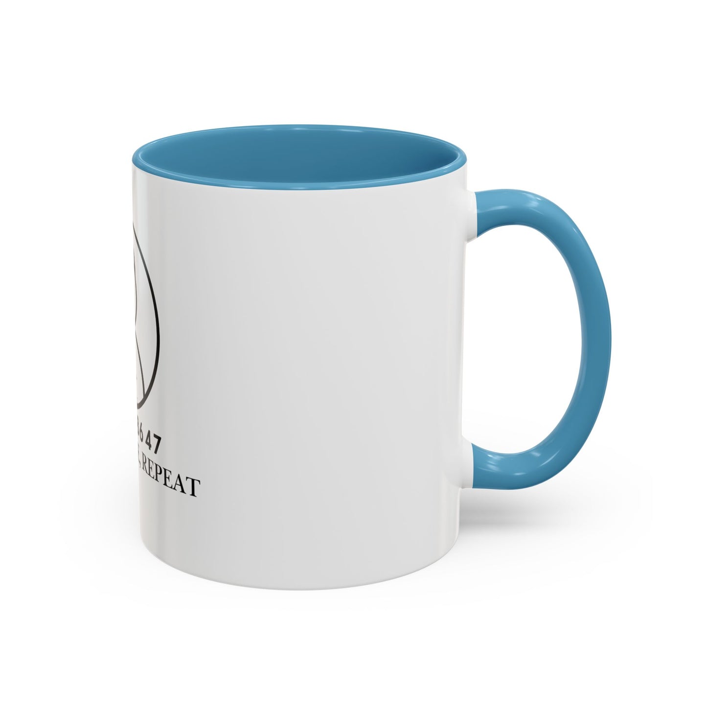 Inspirational Accent Coffee Mug - Resist, Rinse, Repeat (11oz & 15oz)