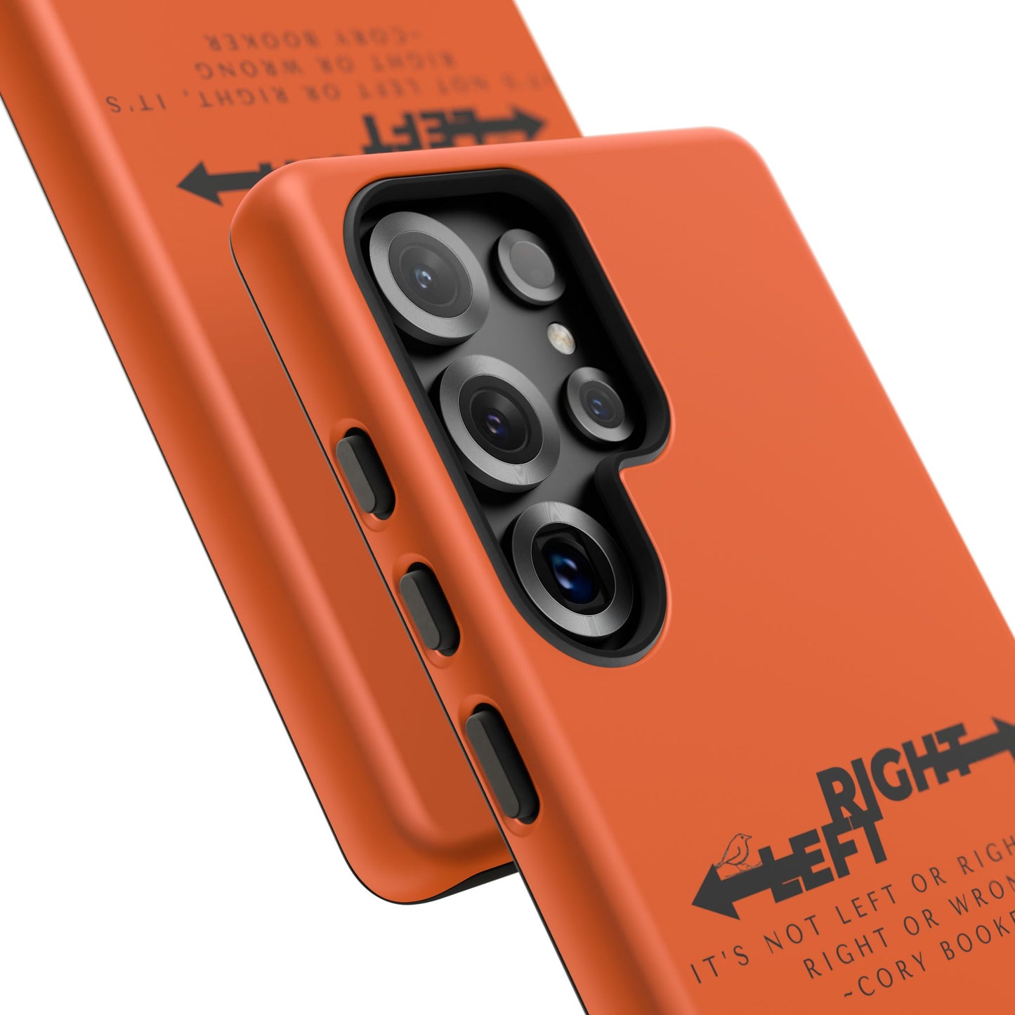 Phone Case - Right or Wrong Quote by Cory Booker