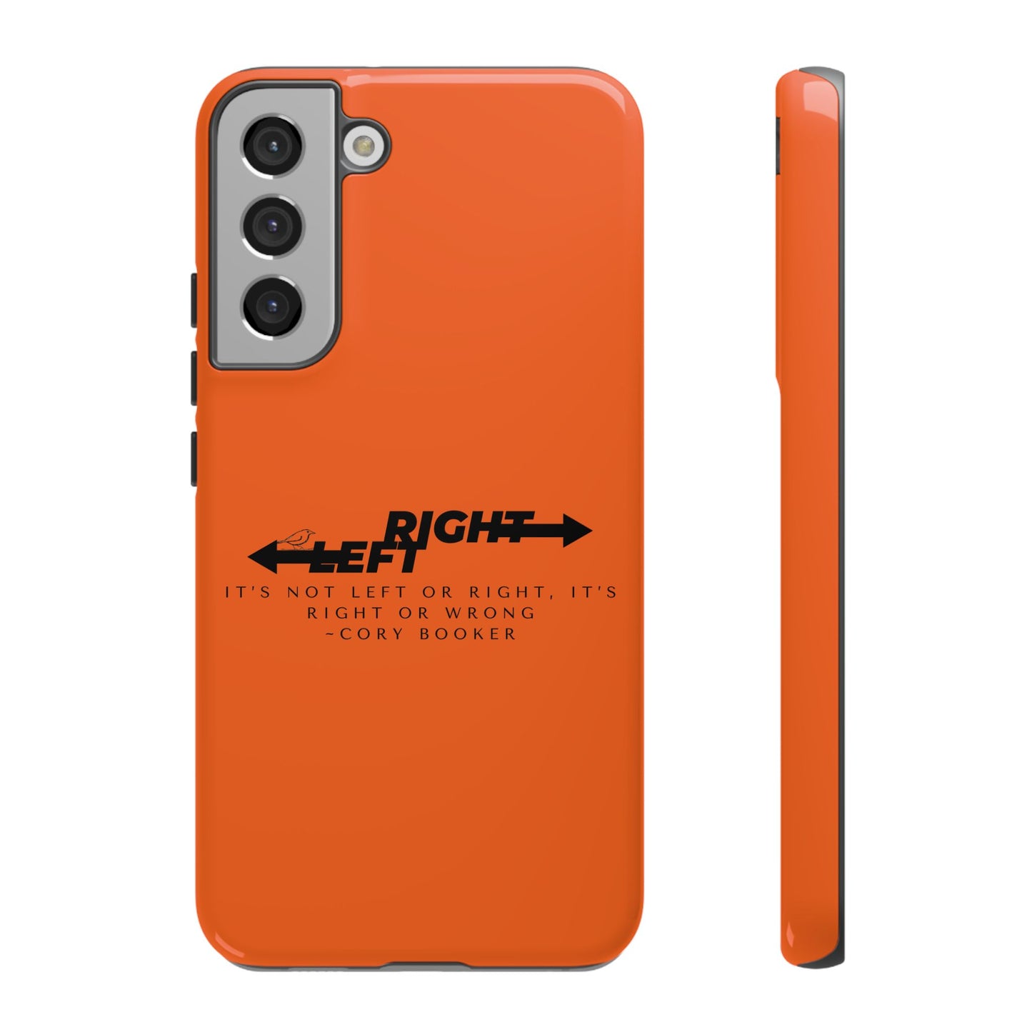 Phone Case - Right or Wrong Quote by Cory Booker