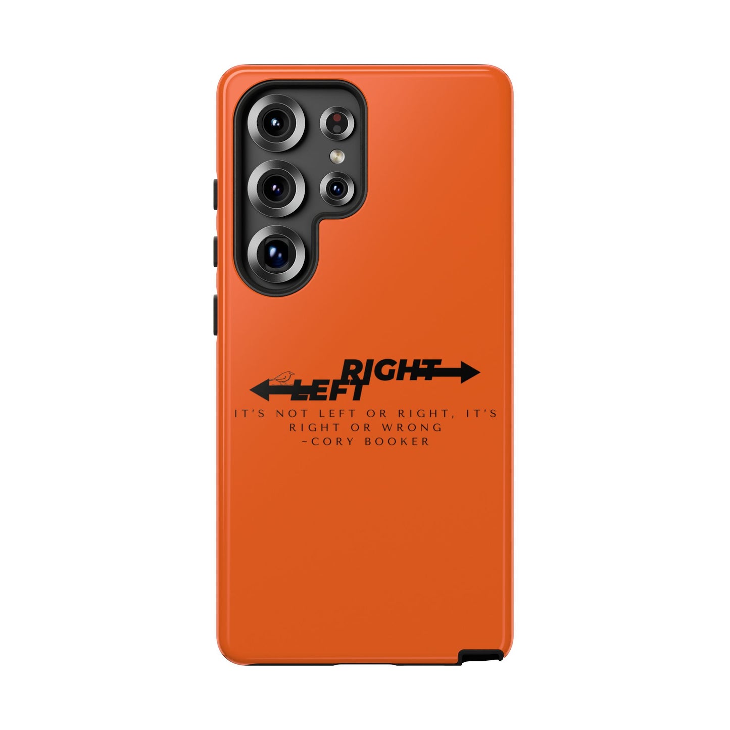 Phone Case - Right or Wrong Quote by Cory Booker