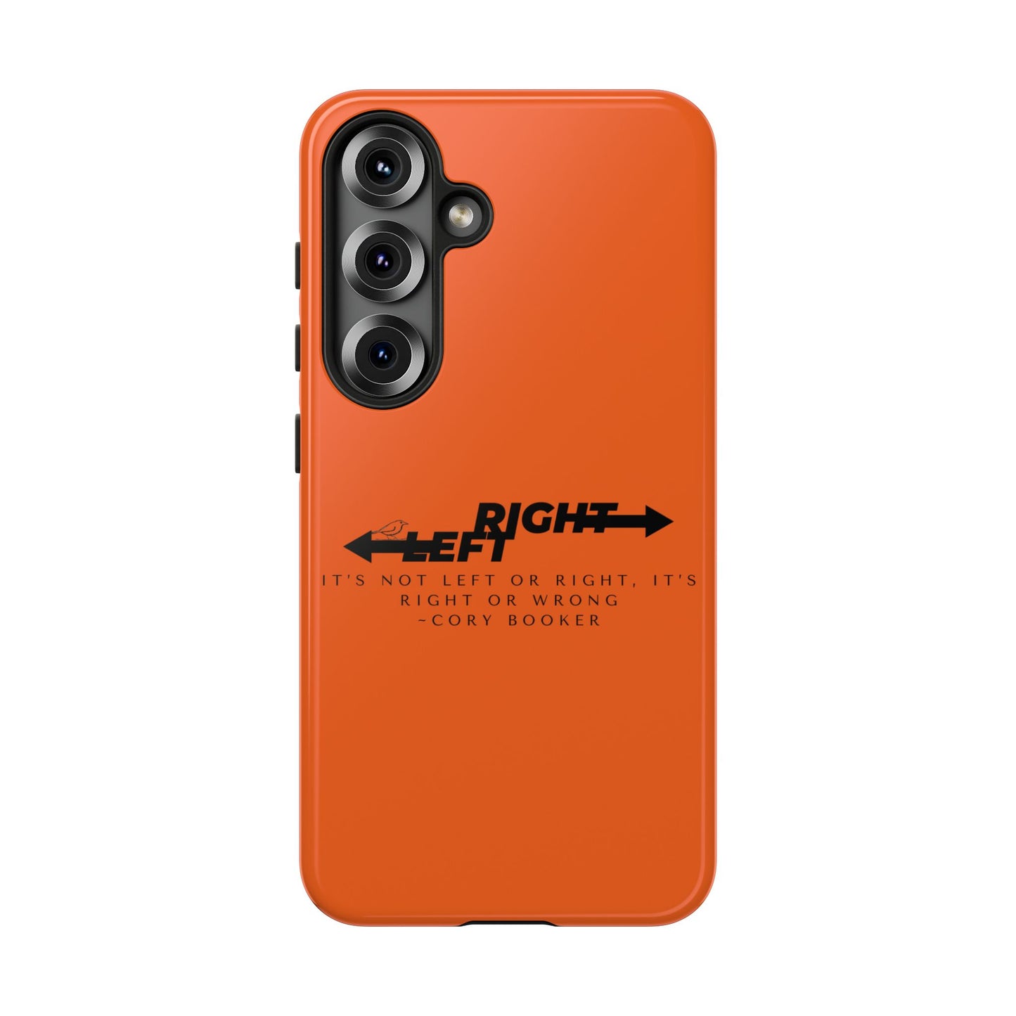 Phone Case - Right or Wrong Quote by Cory Booker