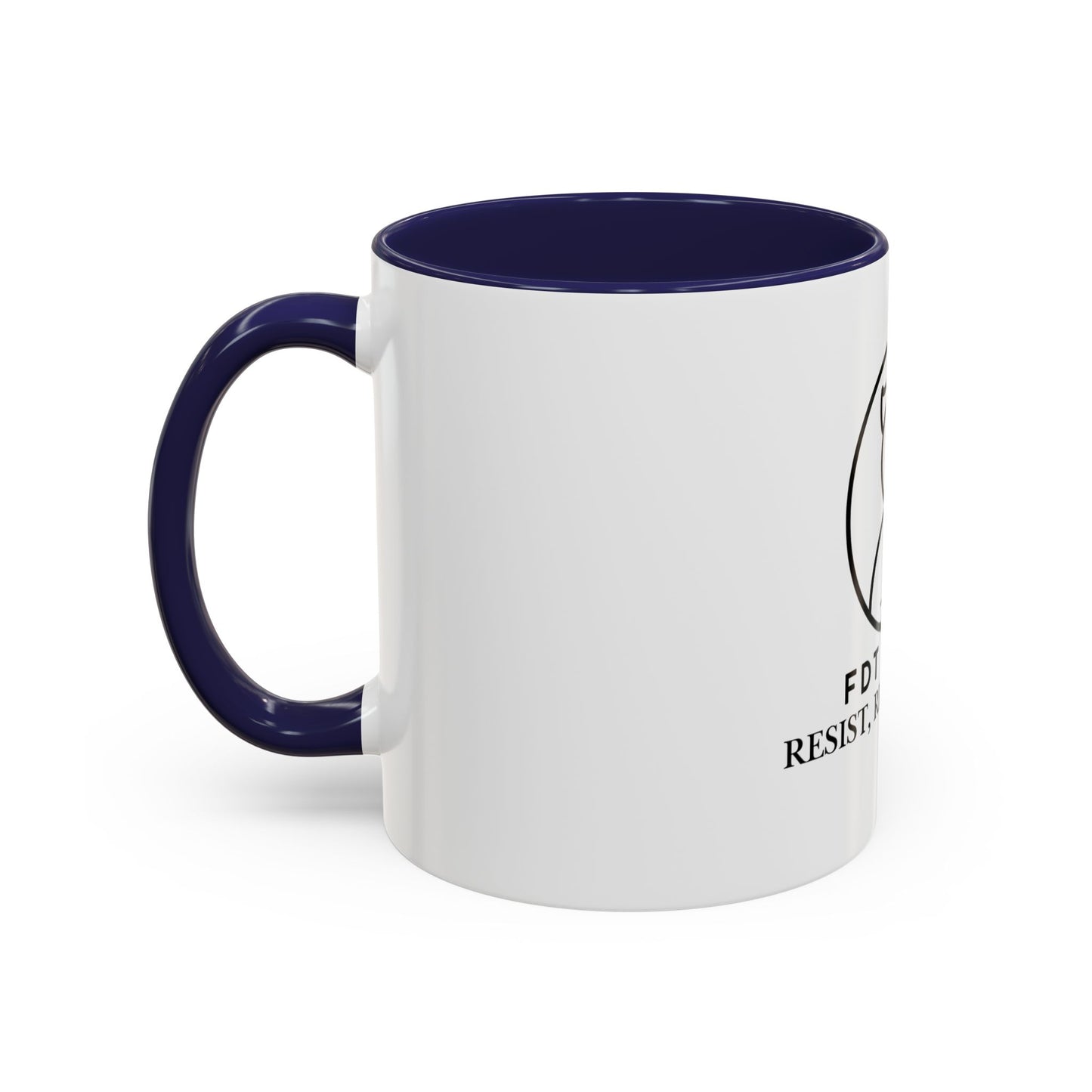 Inspirational Accent Coffee Mug - Resist, Rinse, Repeat (11oz & 15oz)