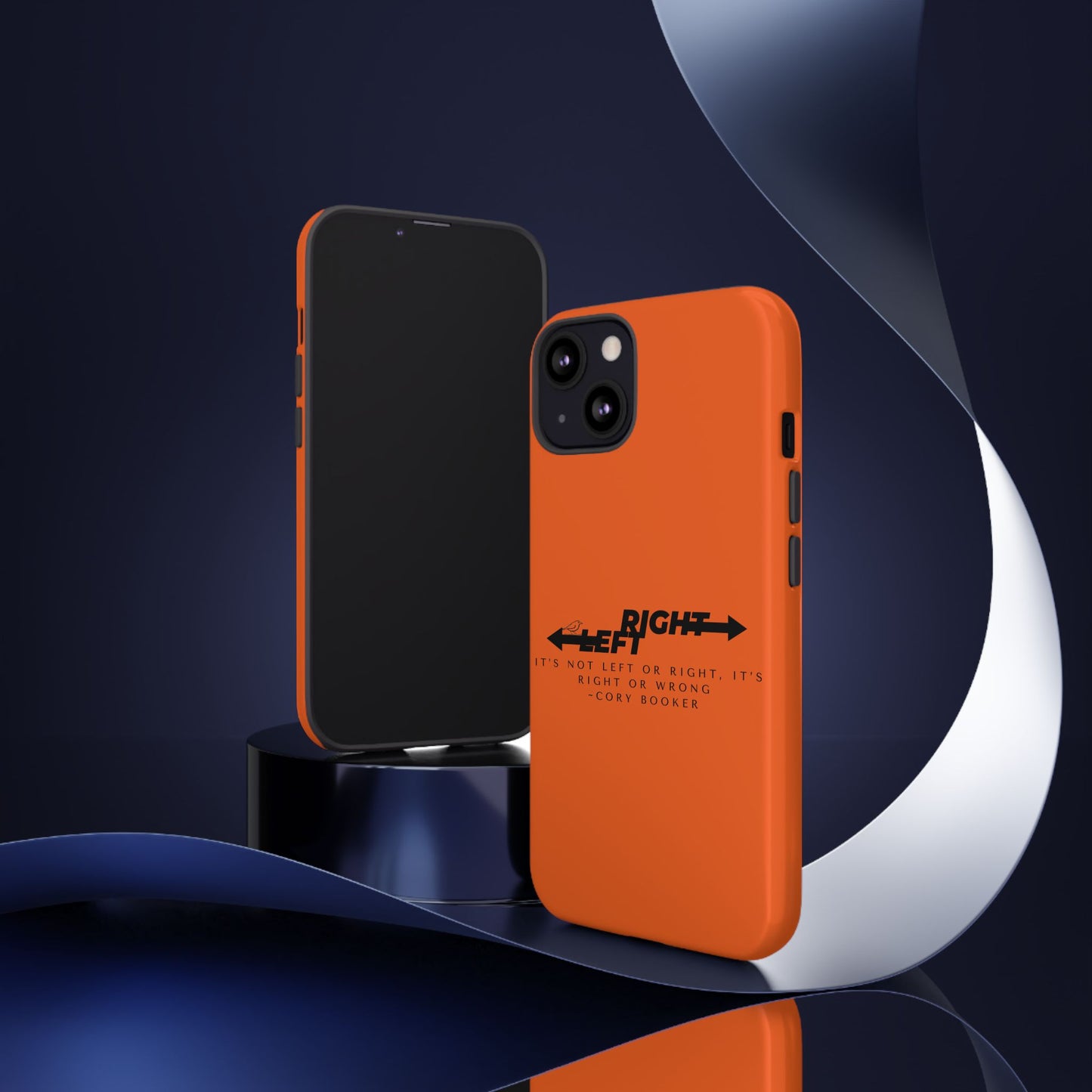 Phone Case - Right or Wrong Quote by Cory Booker