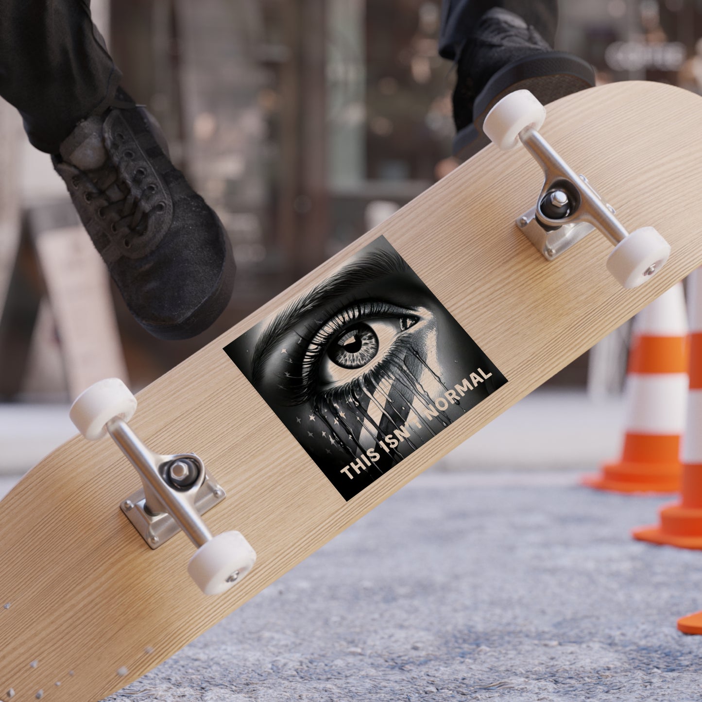 Sticker - Eye Design with 'This Isn't Normal' Text
