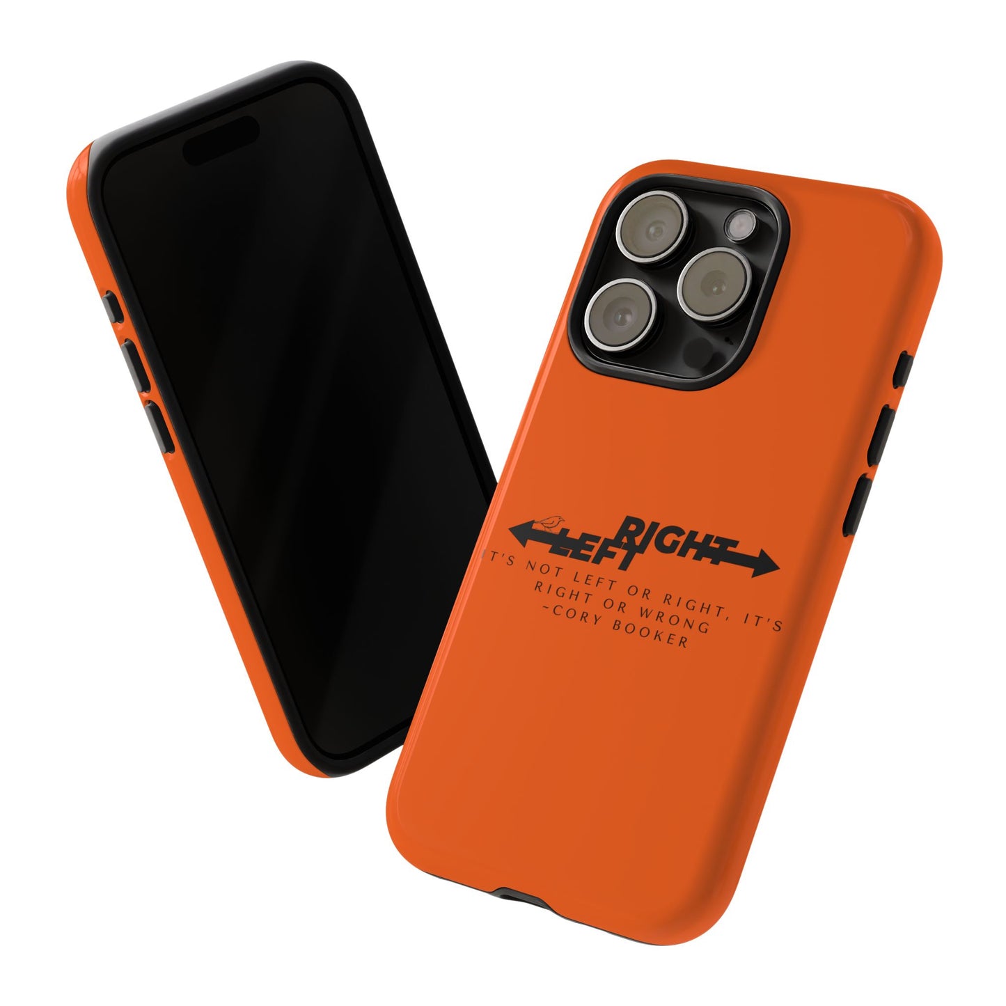 Phone Case - Right or Wrong Quote by Cory Booker