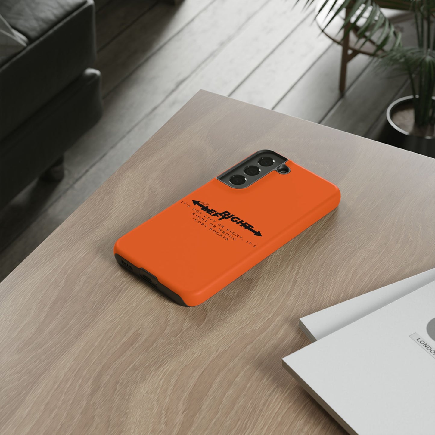 Phone Case - Right or Wrong Quote by Cory Booker
