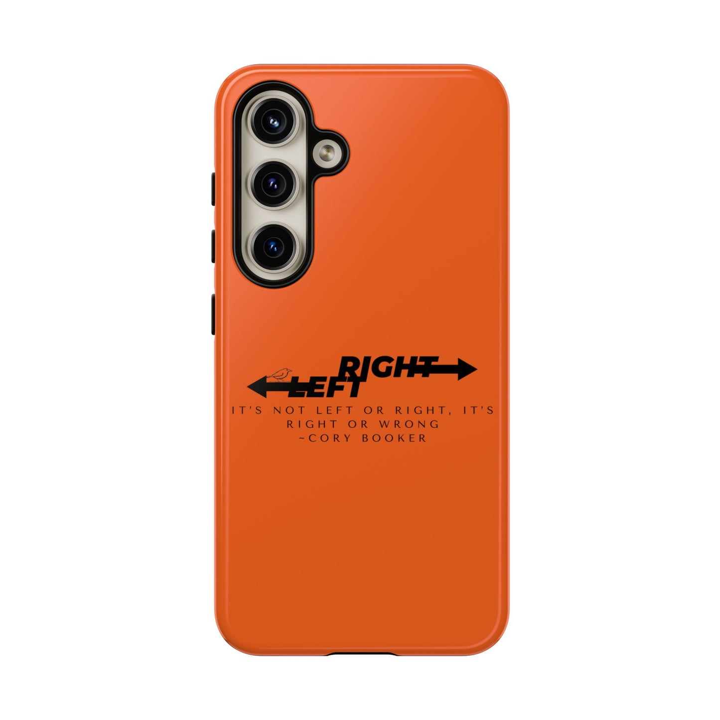Phone Case - Right or Wrong Quote by Cory Booker