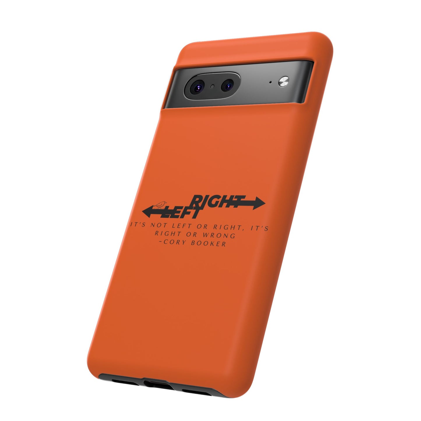 Phone Case - Right or Wrong Quote by Cory Booker