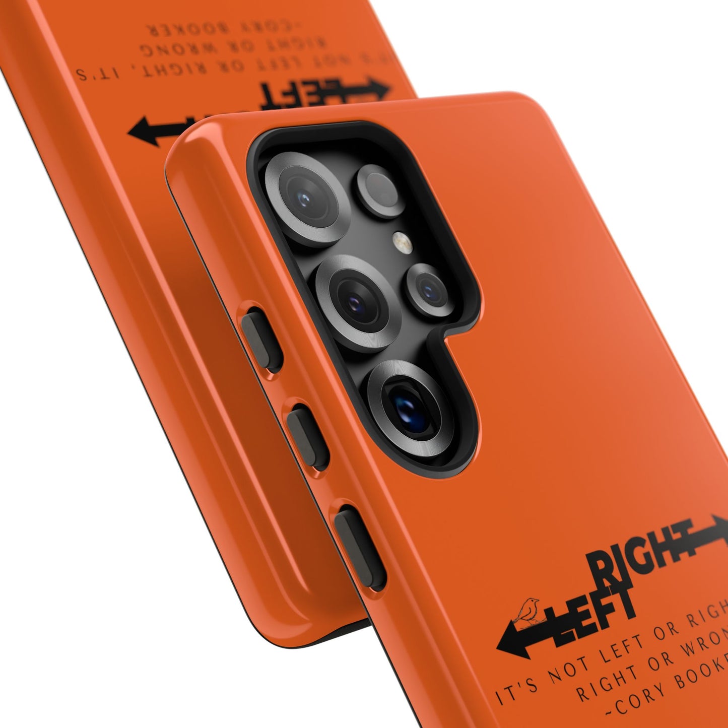Phone Case - Right or Wrong Quote by Cory Booker