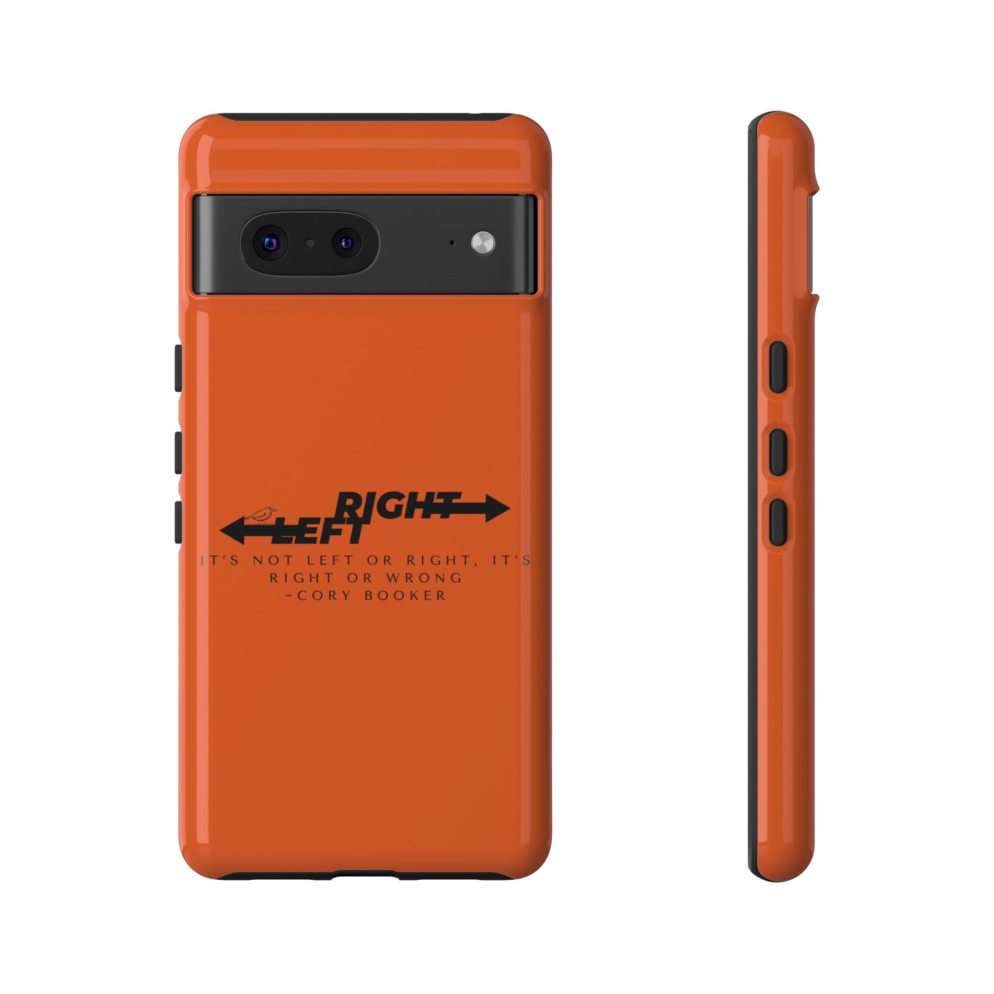 Phone Case - Right or Wrong Quote by Cory Booker