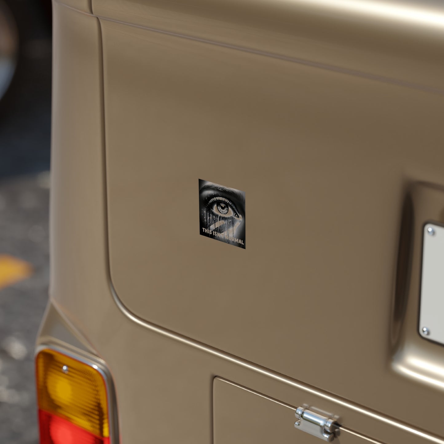 Sticker - Eye Design with 'This Isn't Normal' Text