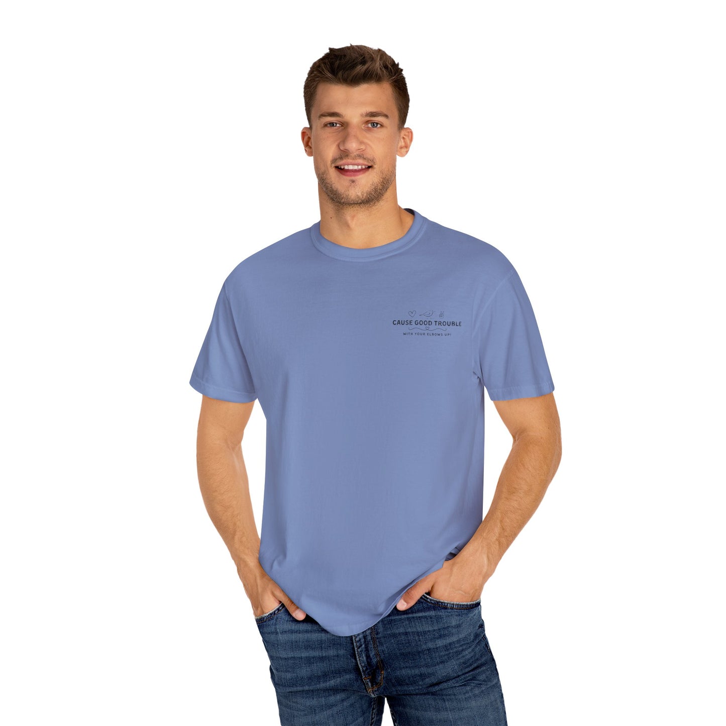T-Shirt – "Cause Good Trouble" & Harvard Graphic