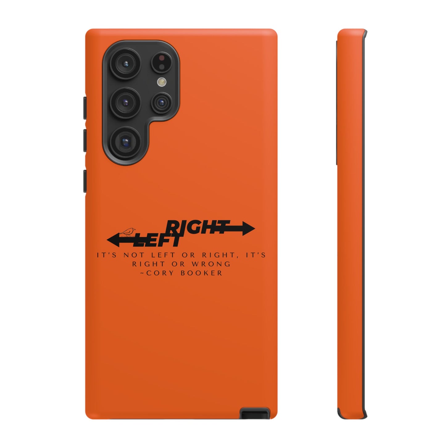 Phone Case - Right or Wrong Quote by Cory Booker