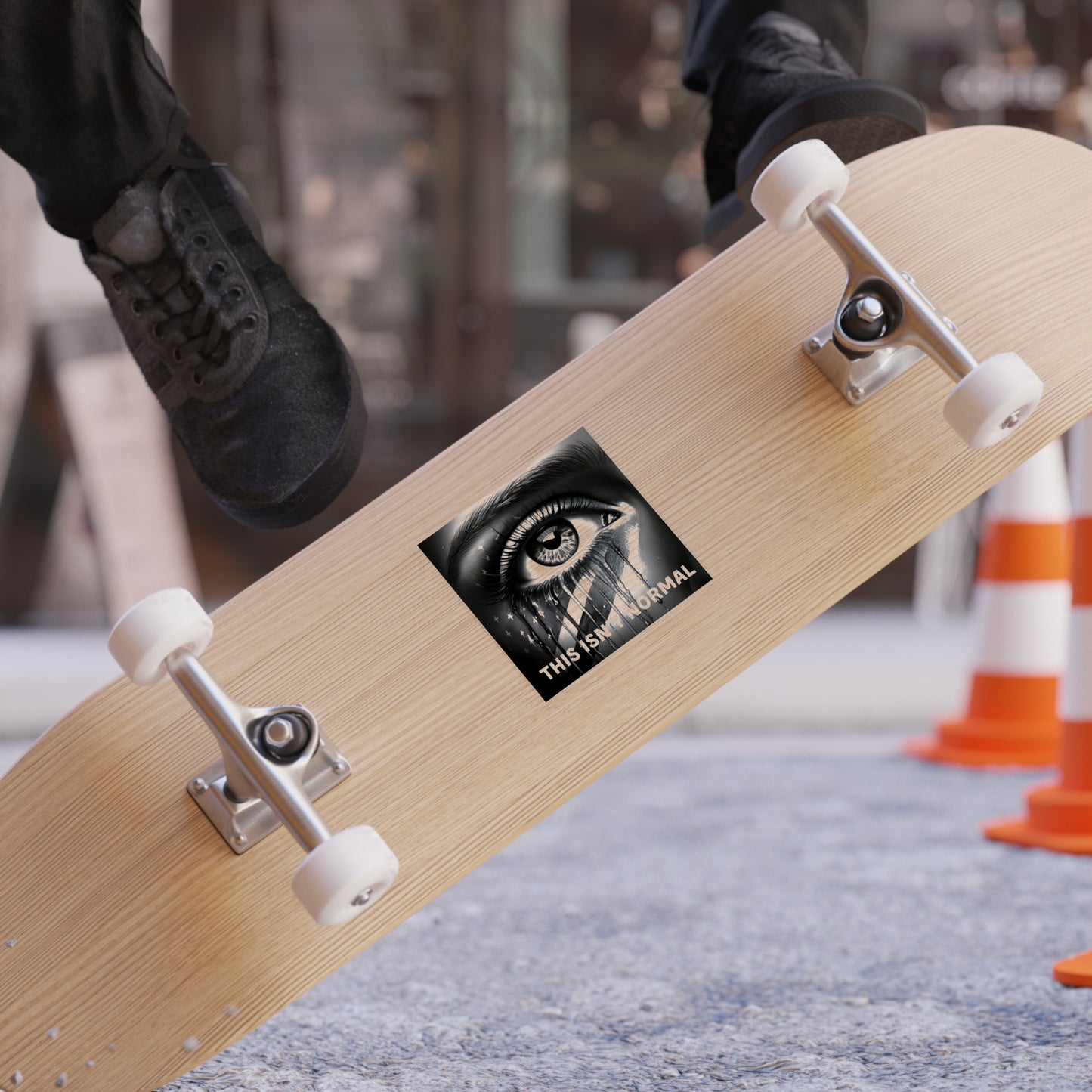 Sticker - Eye Design with 'This Isn't Normal' Text