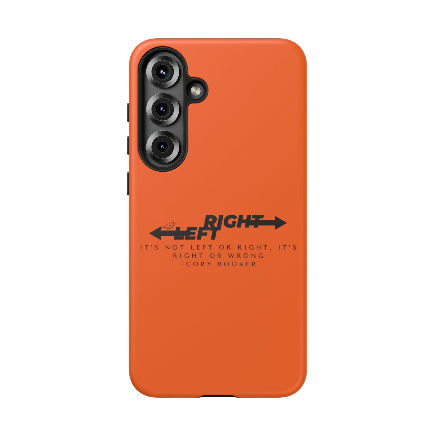 Phone Case - Right or Wrong Quote by Cory Booker