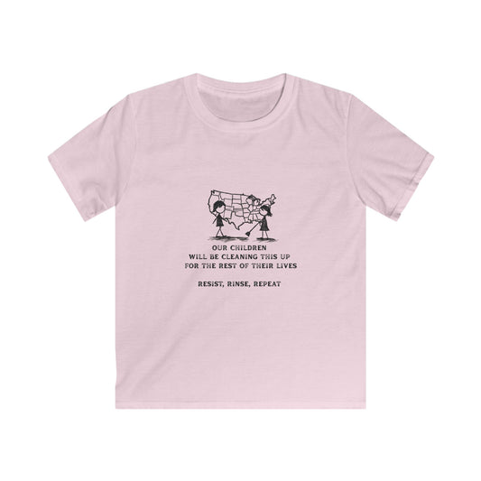 Kids TShirt - Cleaning up our mess