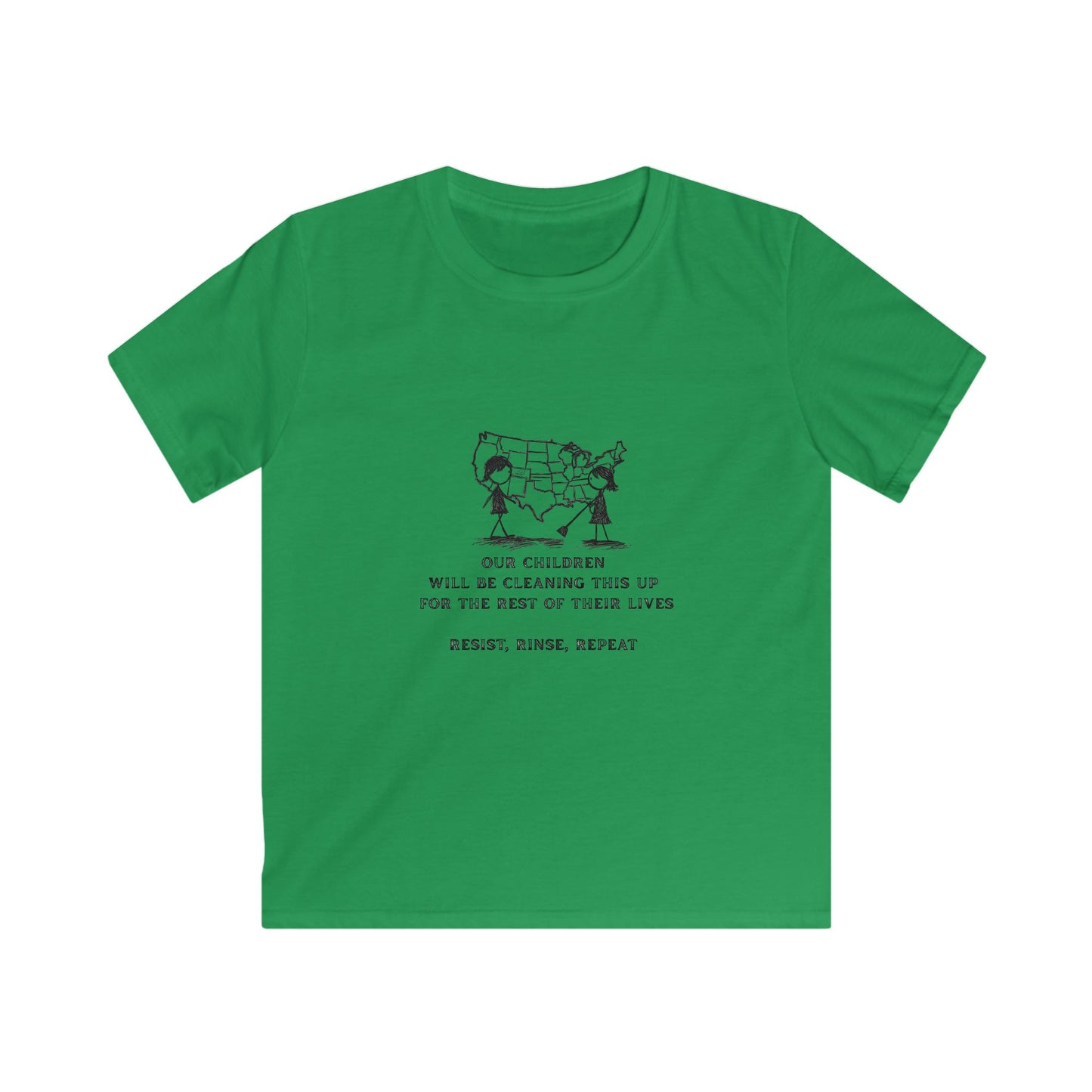 Kids TShirt - Cleaning up our mess