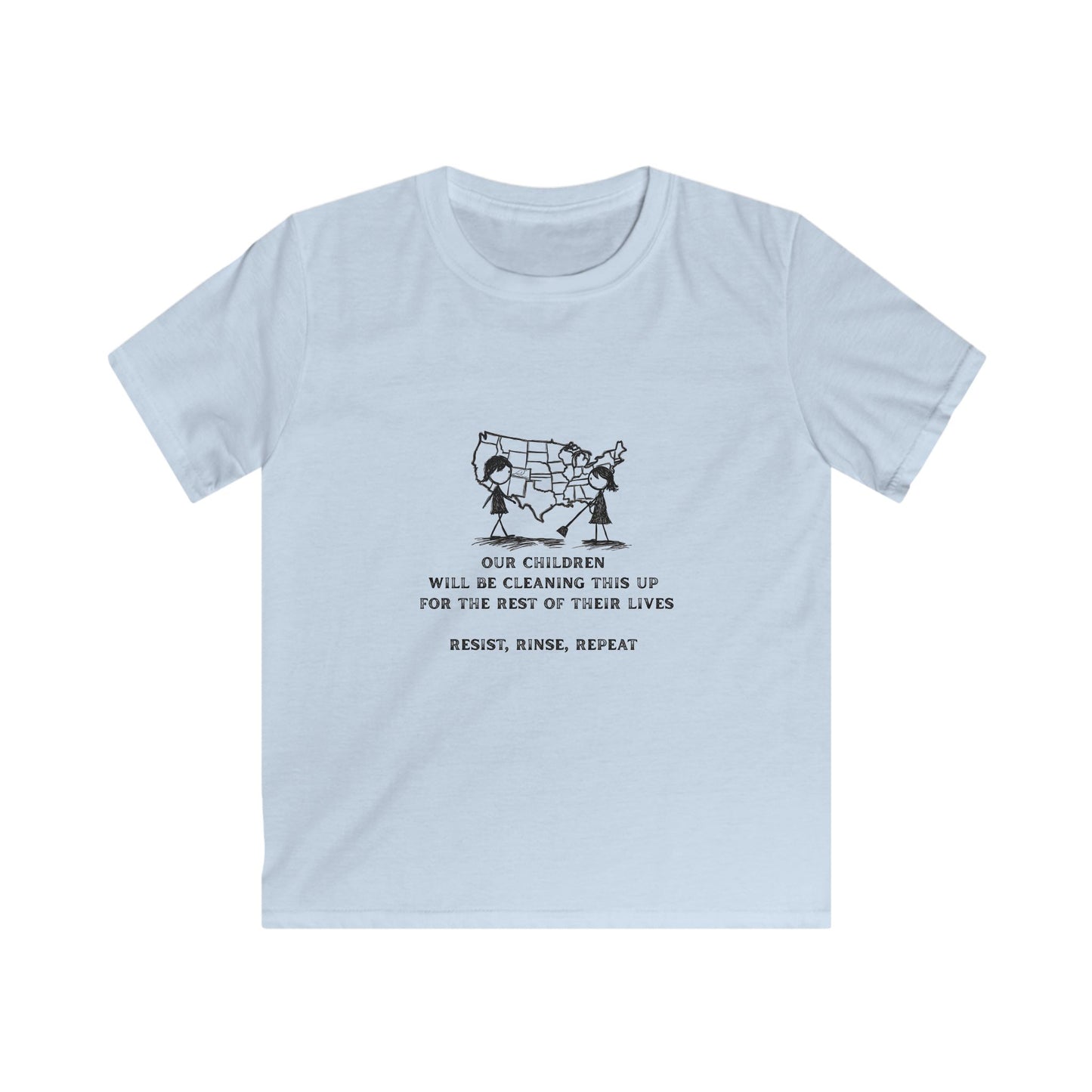 Kids TShirt - Cleaning up our mess