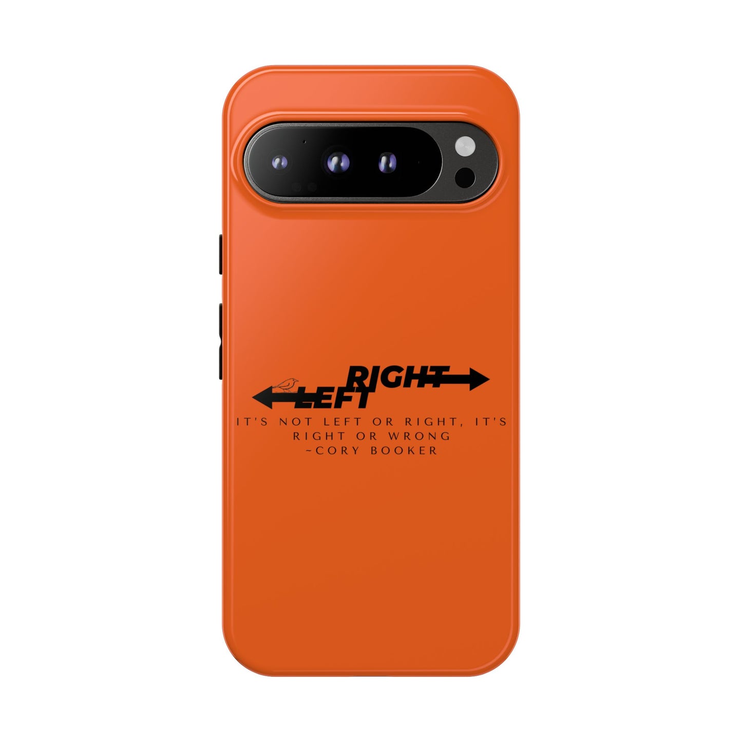 Phone Case - Right or Wrong Quote by Cory Booker