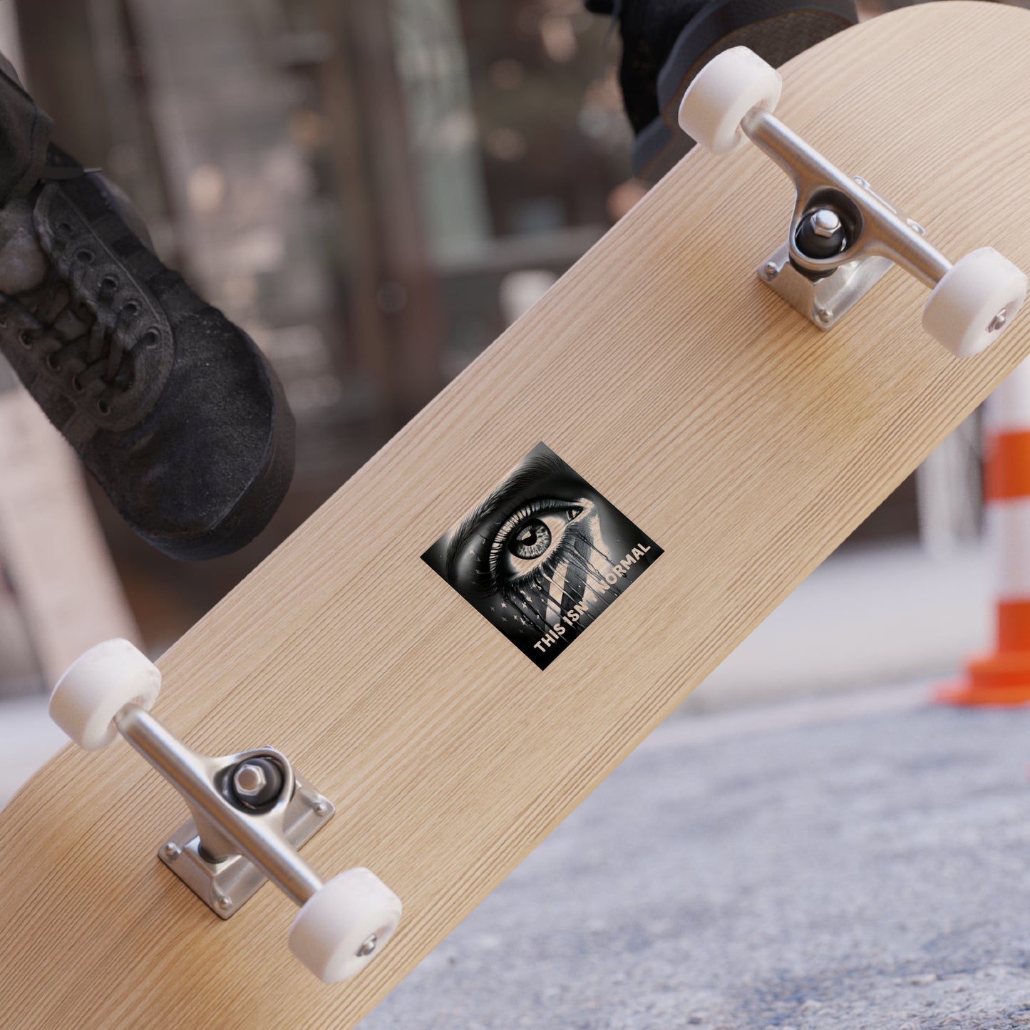 Sticker - Eye Design with 'This Isn't Normal' Text