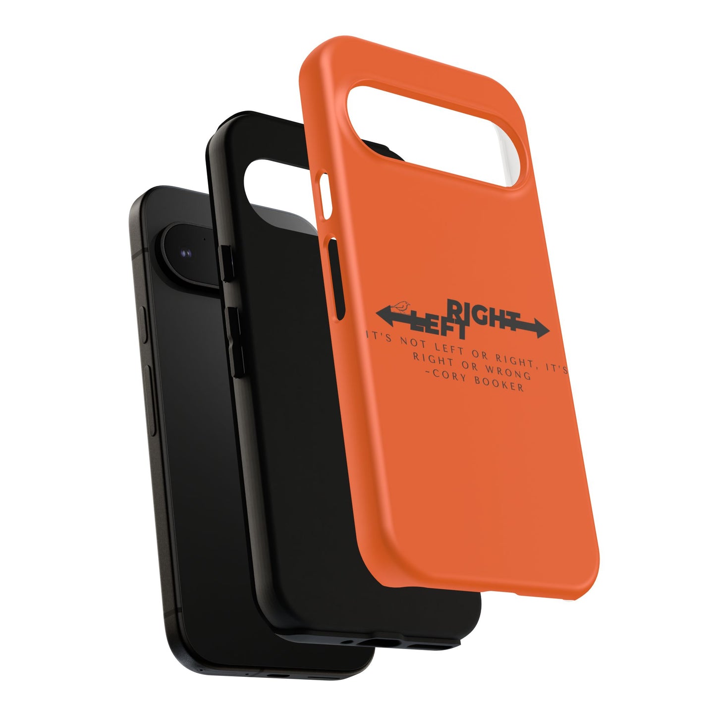 Phone Case - Right or Wrong Quote by Cory Booker