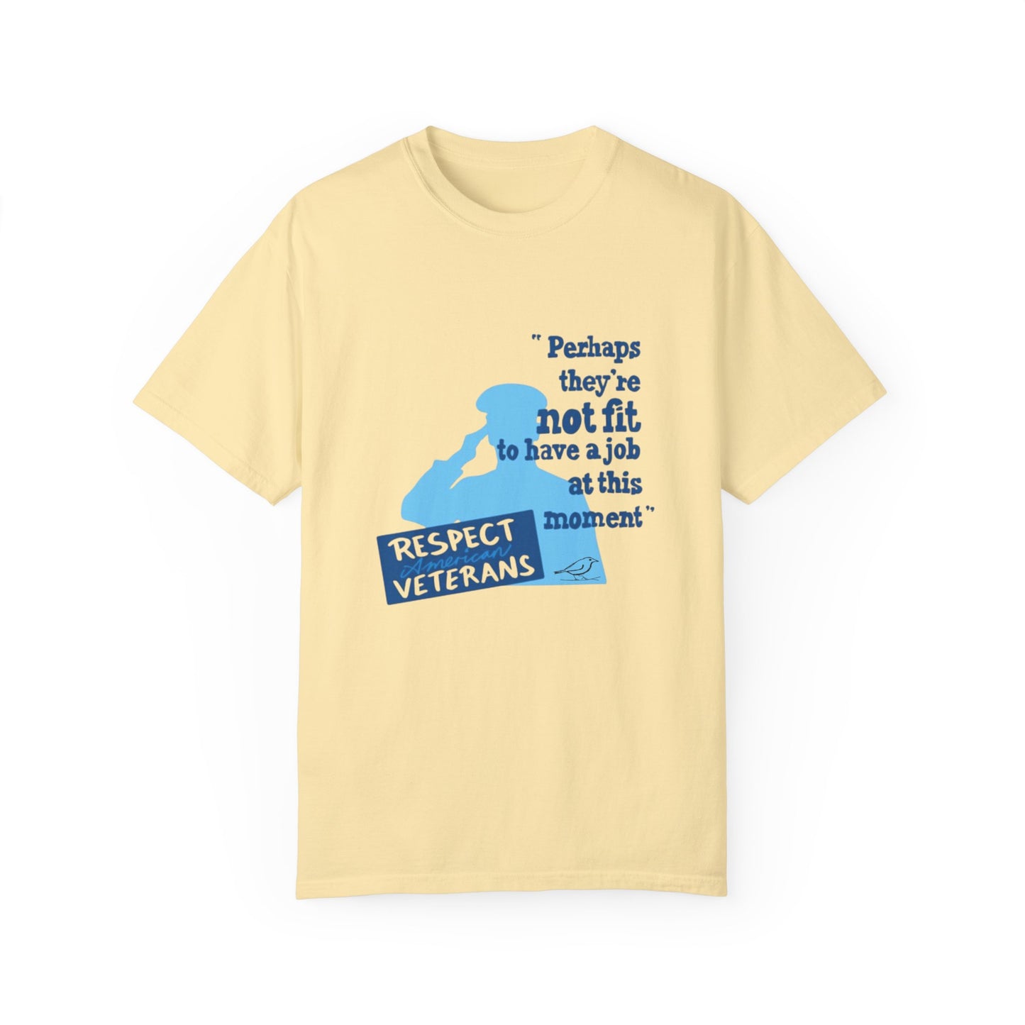 T-Shirt - Unisex Garment-Dyed Tee for Patriotic Support