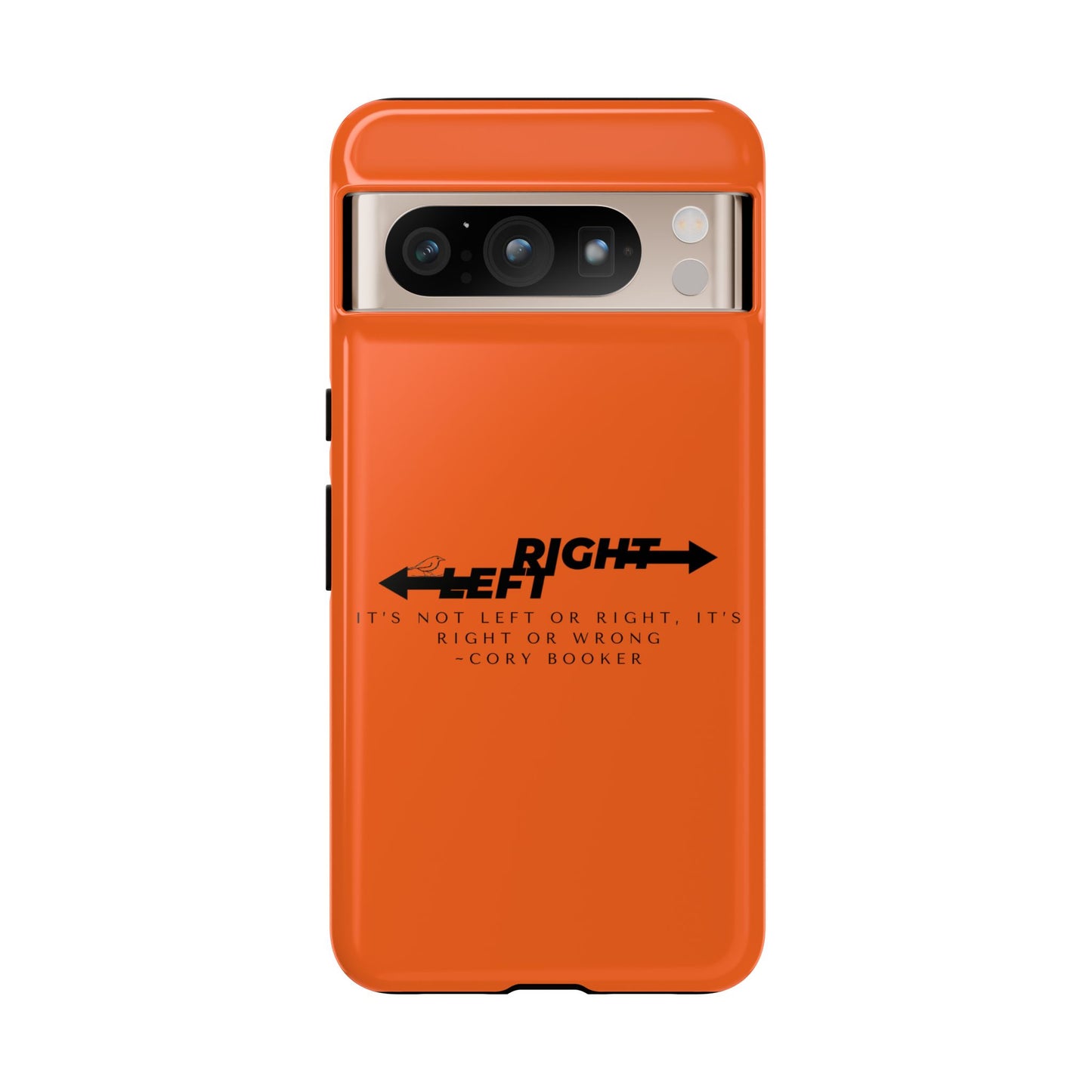 Phone Case - Right or Wrong Quote by Cory Booker