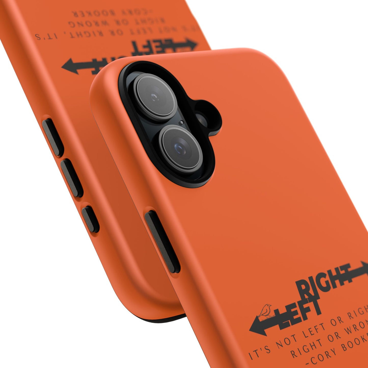 Phone Case - Right or Wrong Quote by Cory Booker