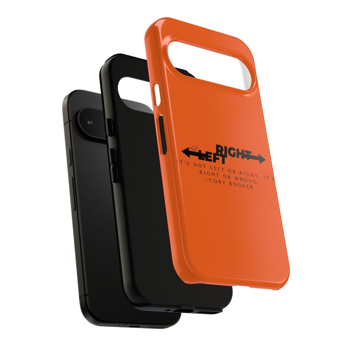 Phone Case - Right or Wrong Quote by Cory Booker