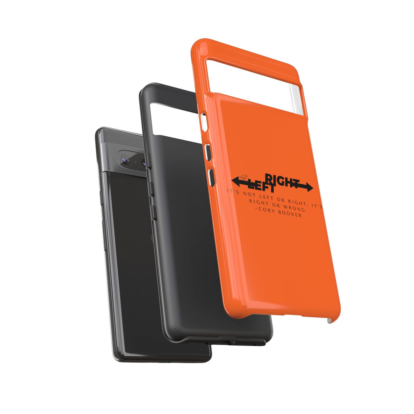 Phone Case - Right or Wrong Quote by Cory Booker