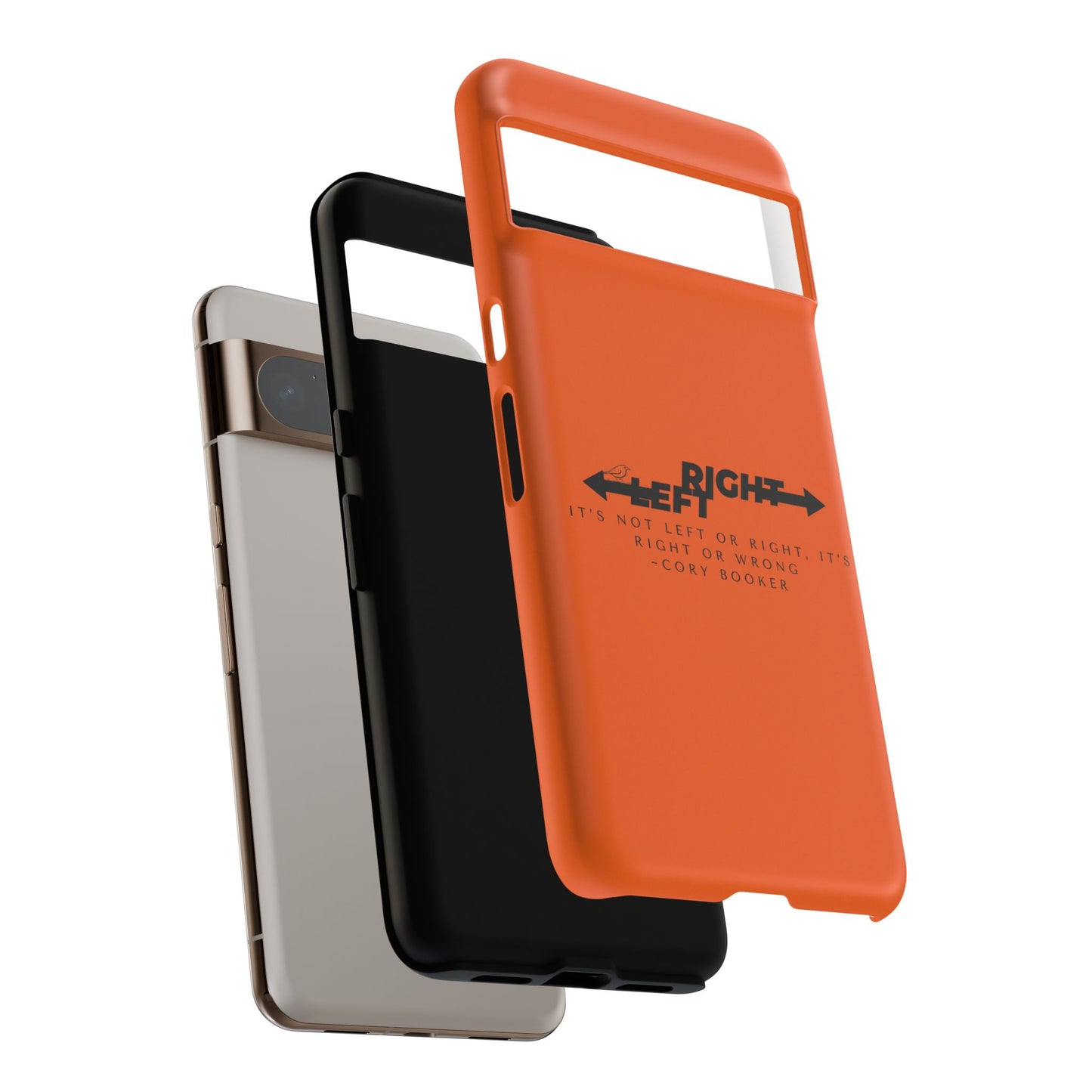 Phone Case - Right or Wrong Quote by Cory Booker