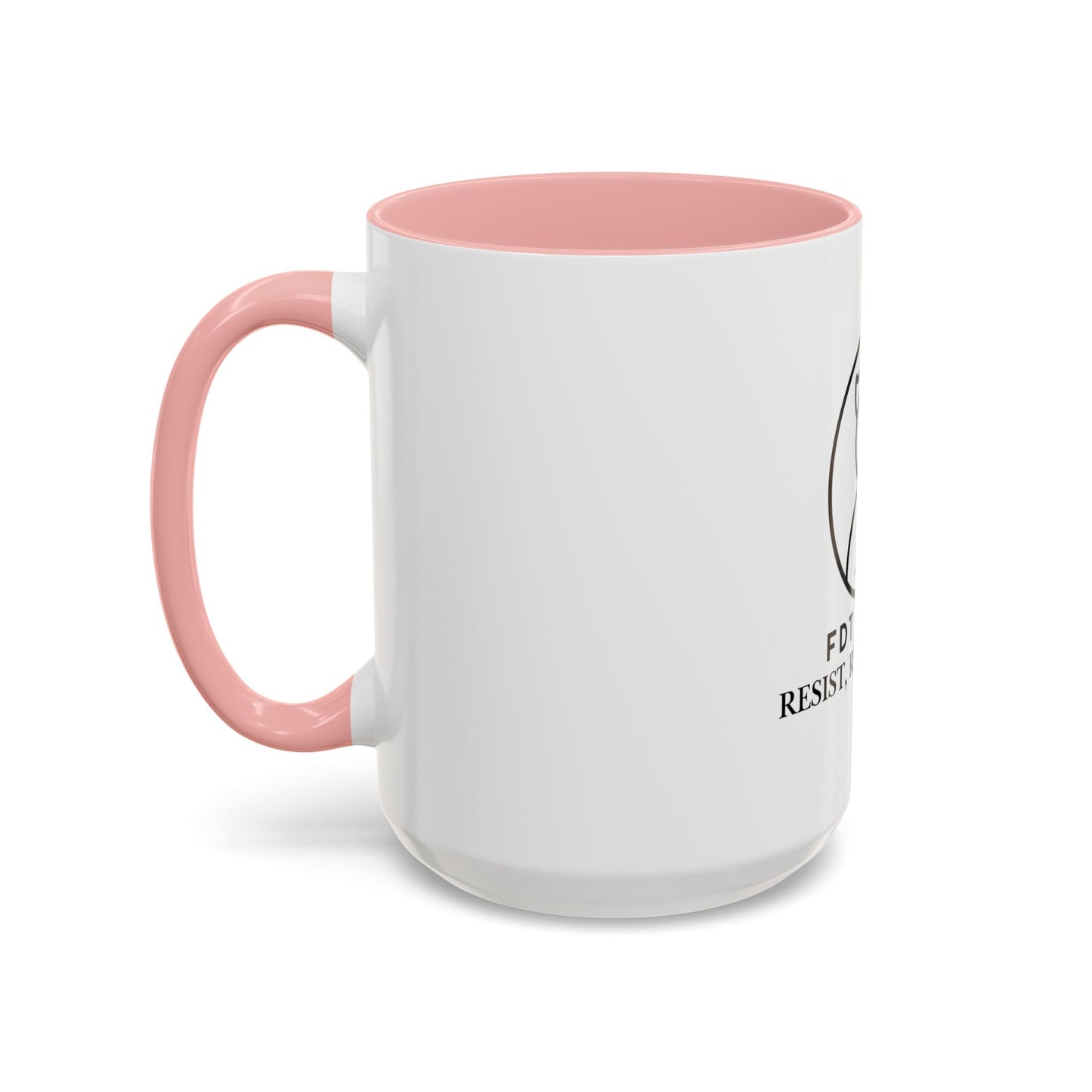 Inspirational Accent Coffee Mug - Resist, Rinse, Repeat (11oz & 15oz)