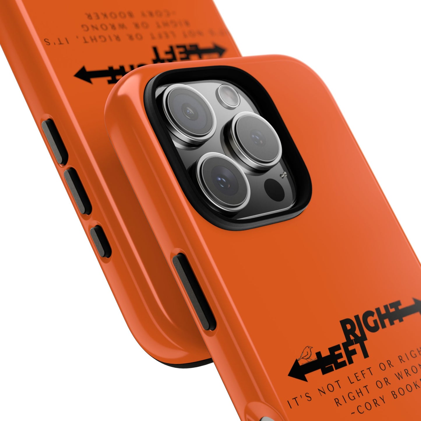 Phone Case - Right or Wrong Quote by Cory Booker