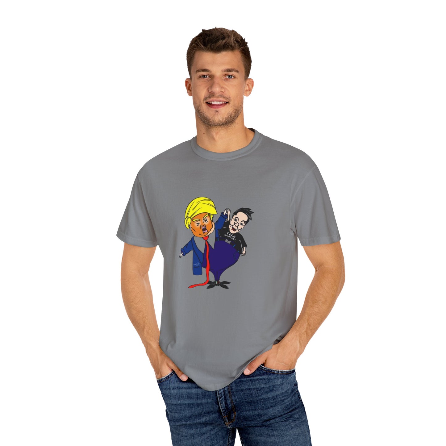 T-Shirt | Cartoon Style for Political Humor Lovers