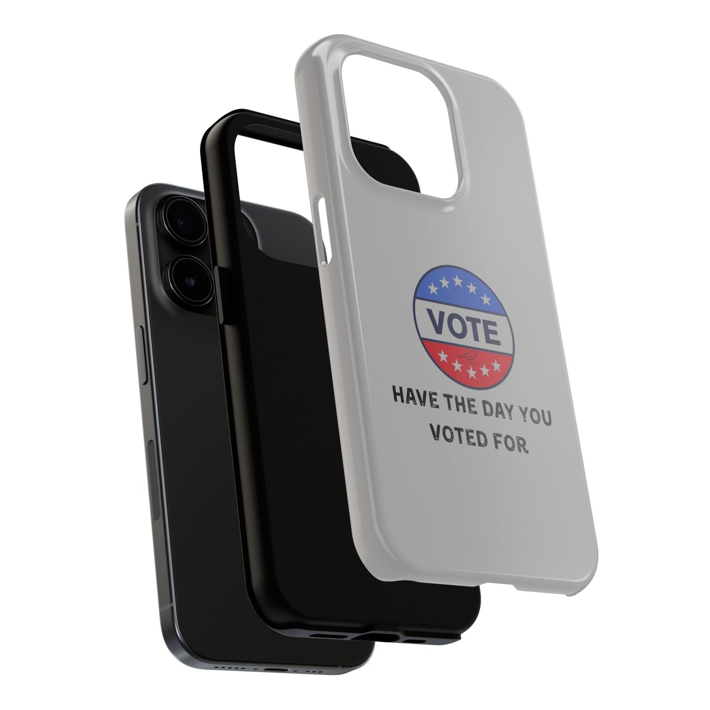 Vote-Themed Tough Phone Case | Stylish & Durable | Perfect for a Subtle polite message.
