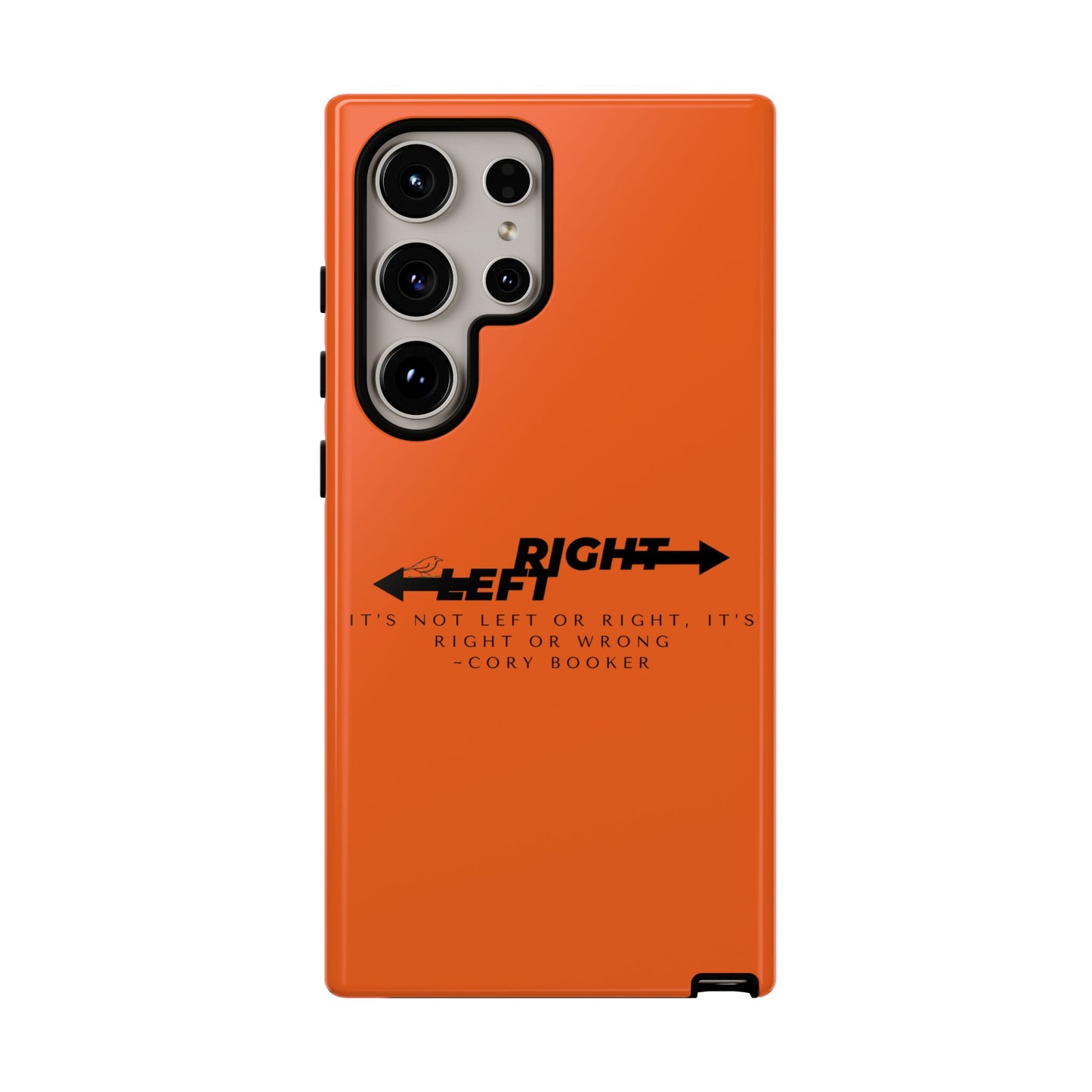 Phone Case - Right or Wrong Quote by Cory Booker