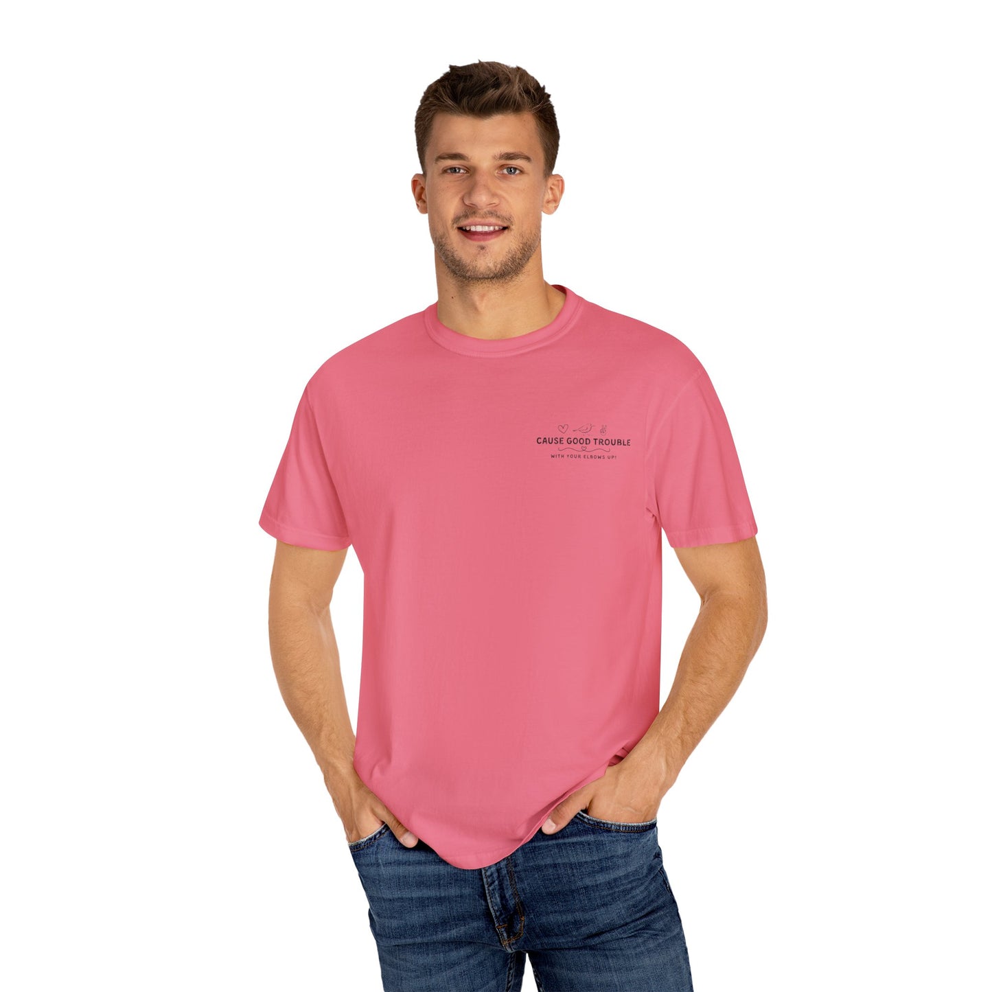 T-Shirt – "Cause Good Trouble" & Harvard Graphic