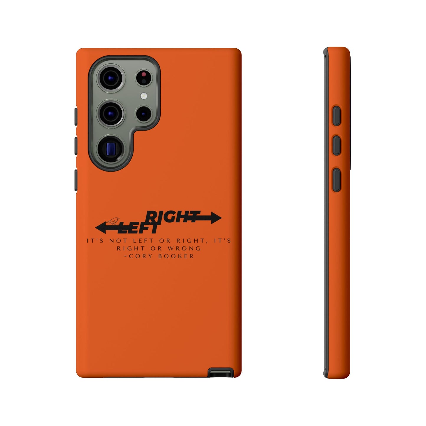 Phone Case - Right or Wrong Quote by Cory Booker