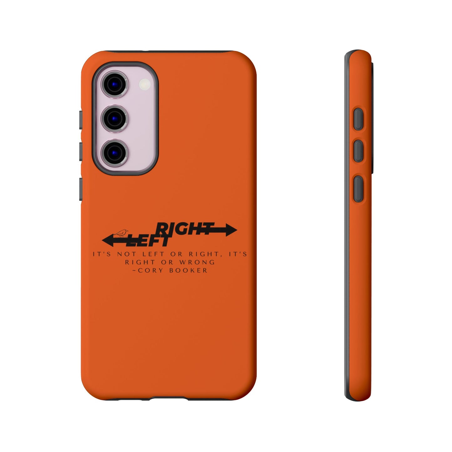 Phone Case - Right or Wrong Quote by Cory Booker