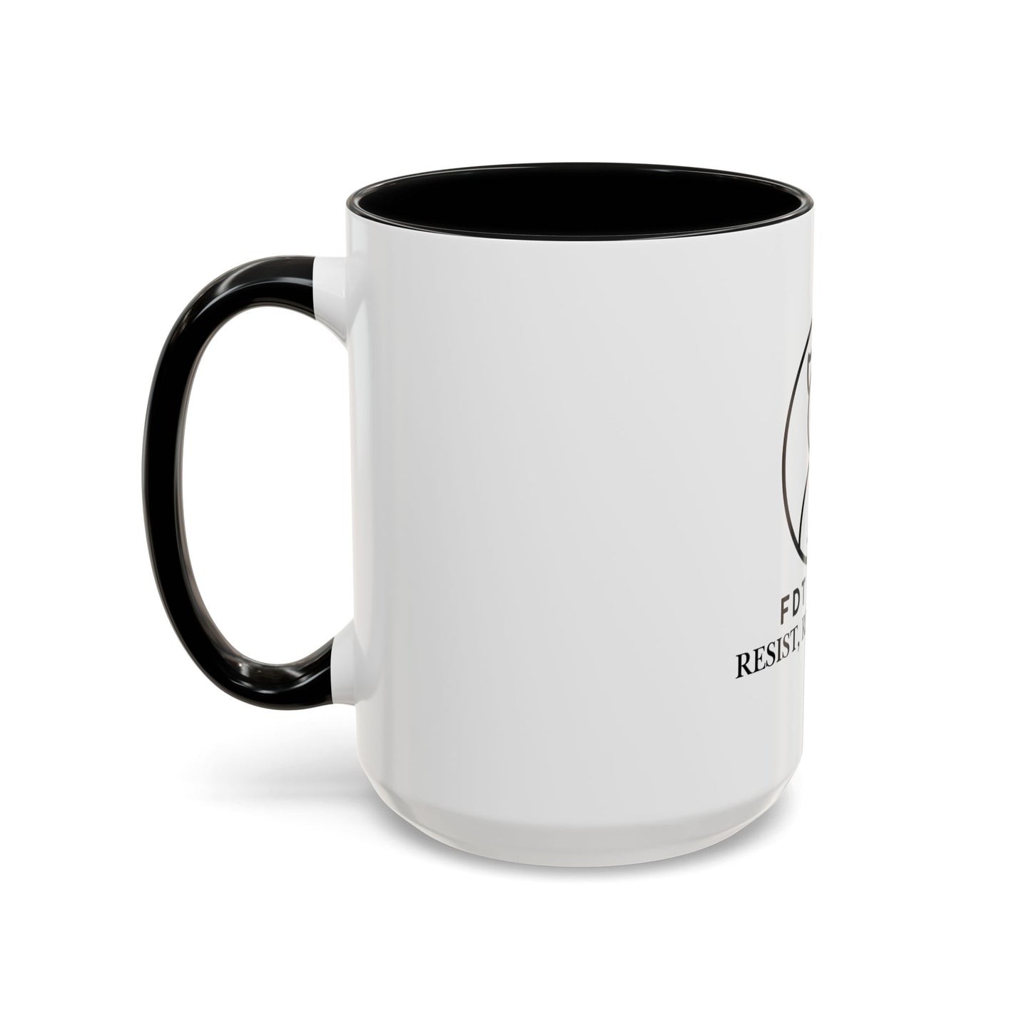 Inspirational Accent Coffee Mug - Resist, Rinse, Repeat (11oz & 15oz)