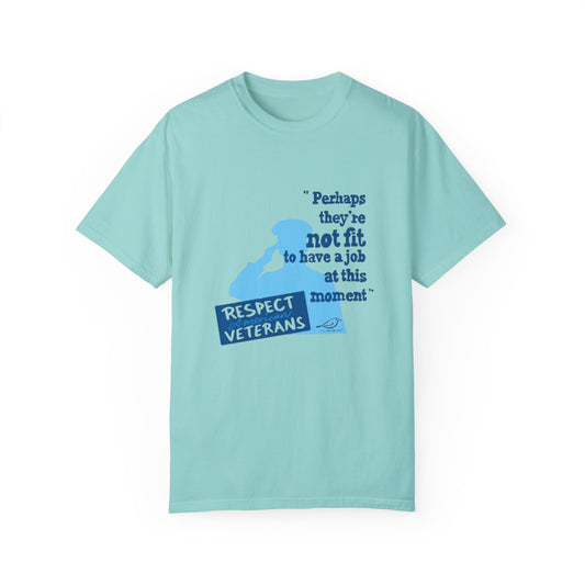 T-Shirt - Unisex Garment-Dyed Tee for Patriotic Support