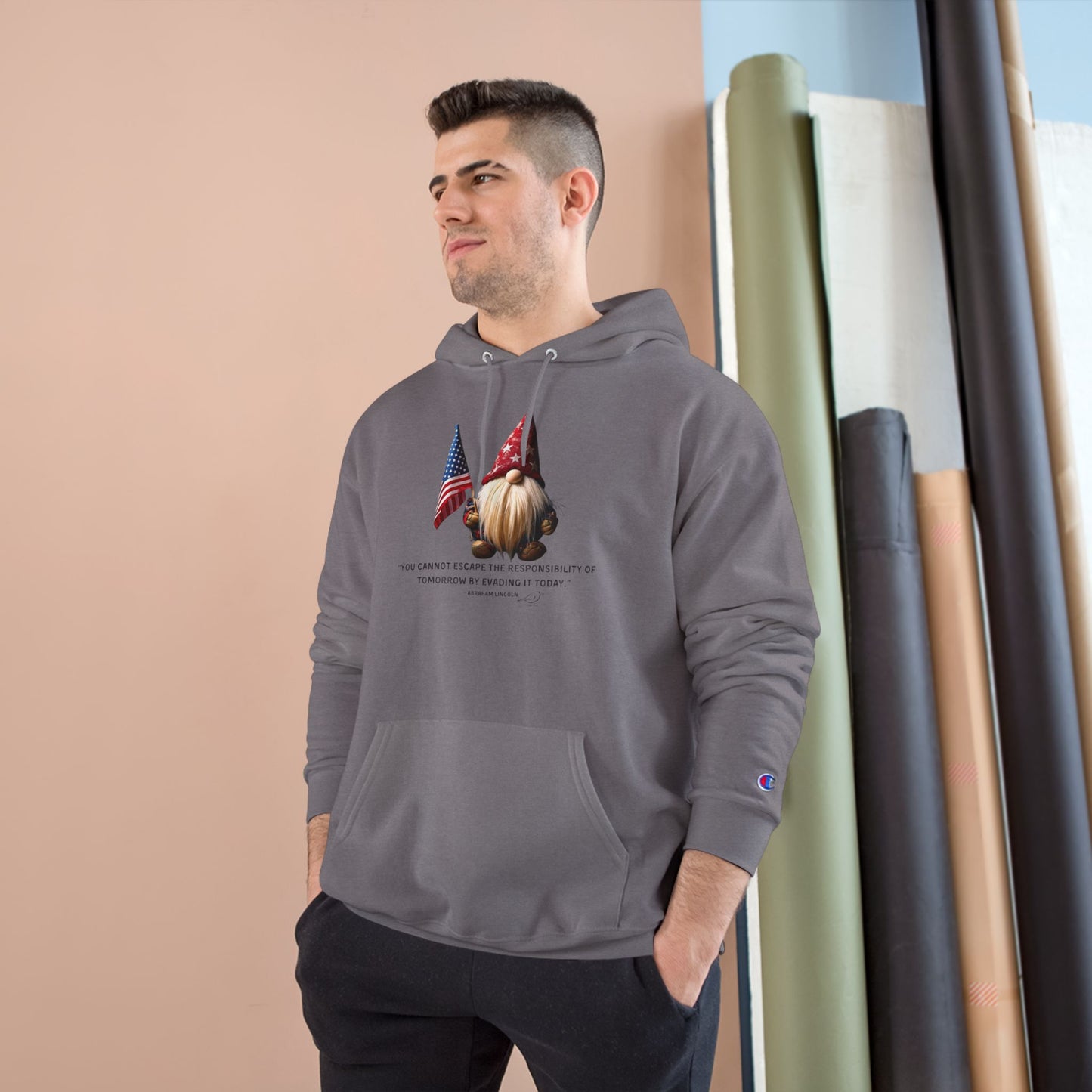 Champion Hoodie - "You Cannot Escape the Responsibility of Tomorrow"