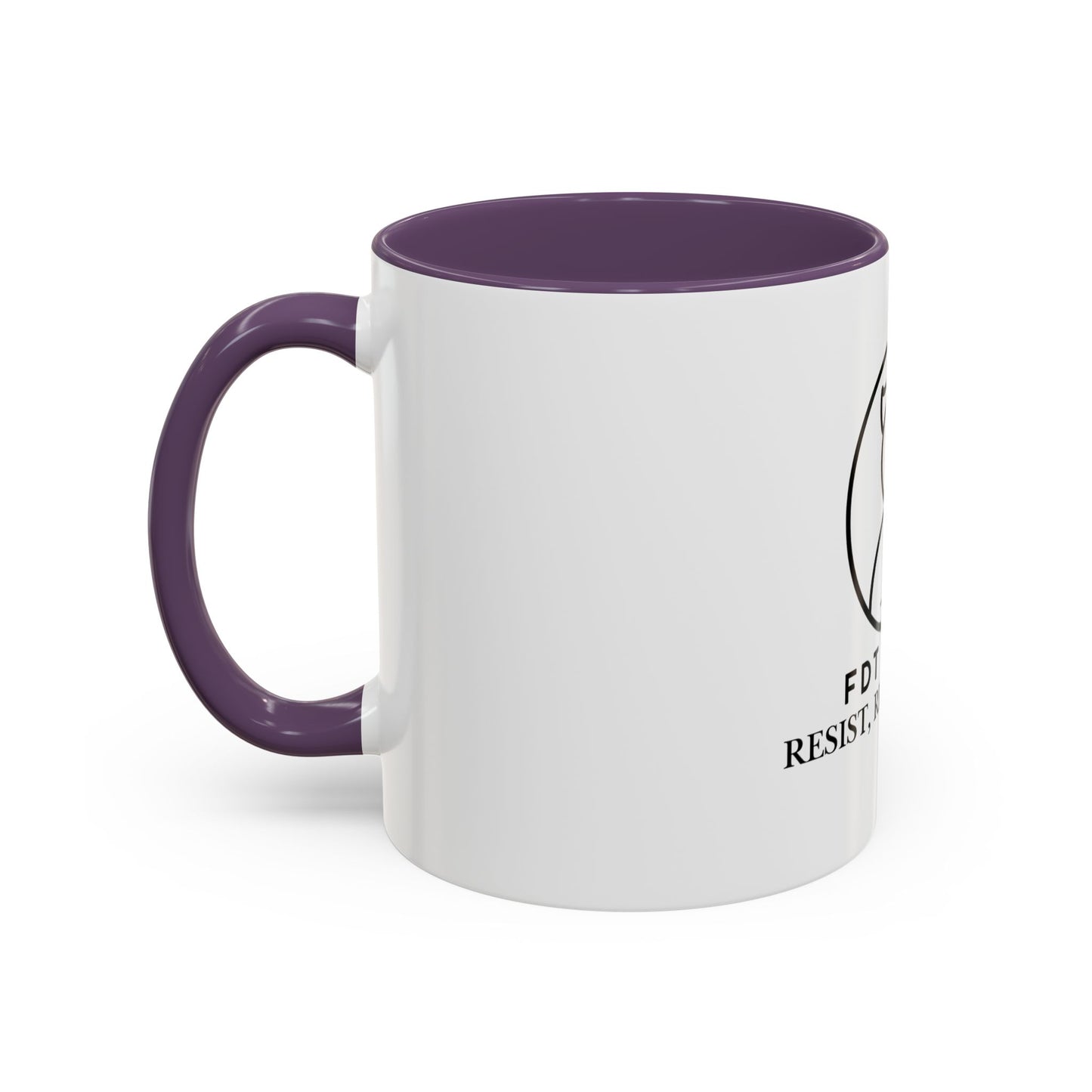 Inspirational Accent Coffee Mug - Resist, Rinse, Repeat (11oz & 15oz)